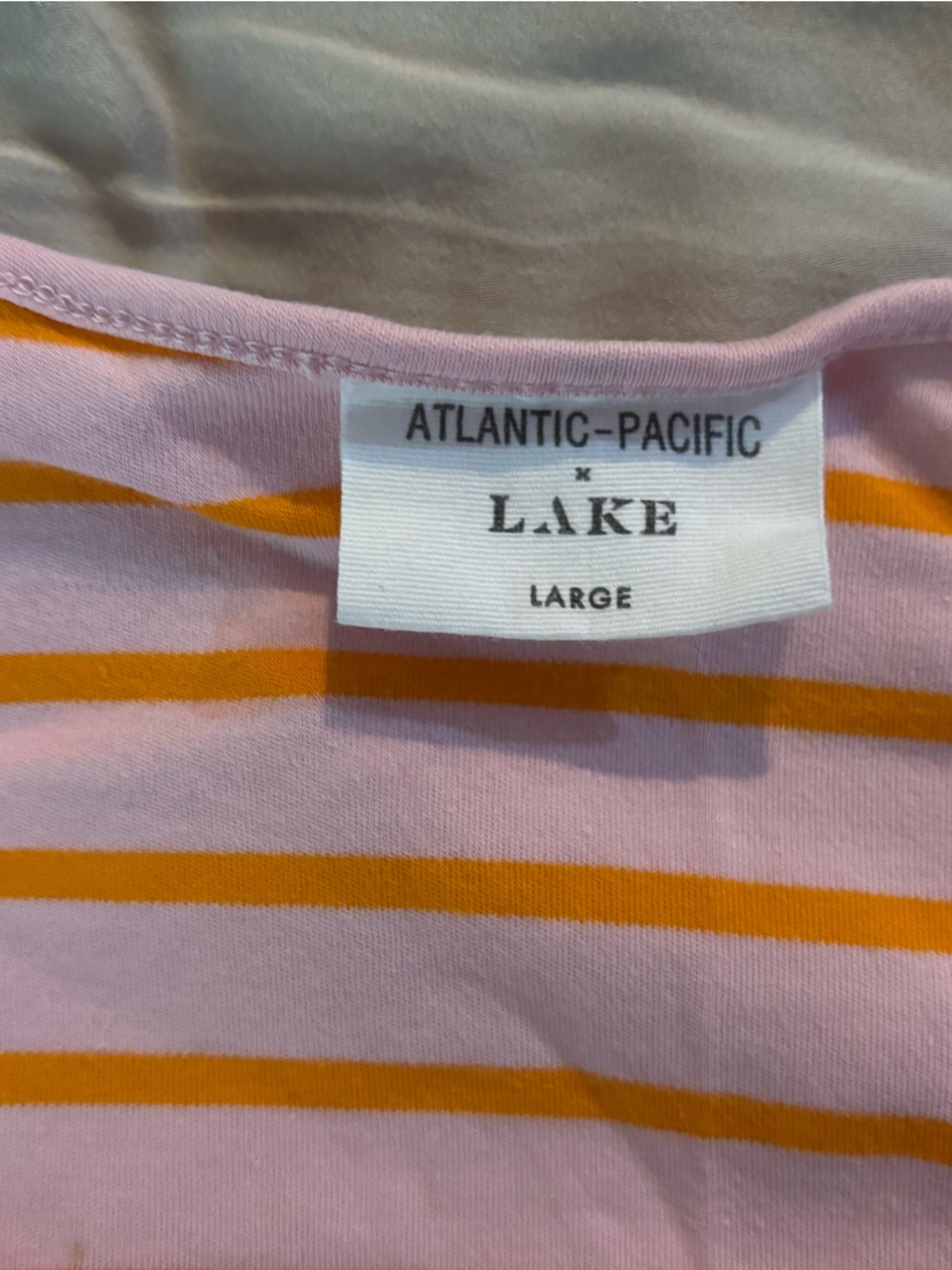 Women’s LAKE size L, 3 pair of pajamas. Holiday-Print, KS Lips and Orange stripe - Picture 6 of 6